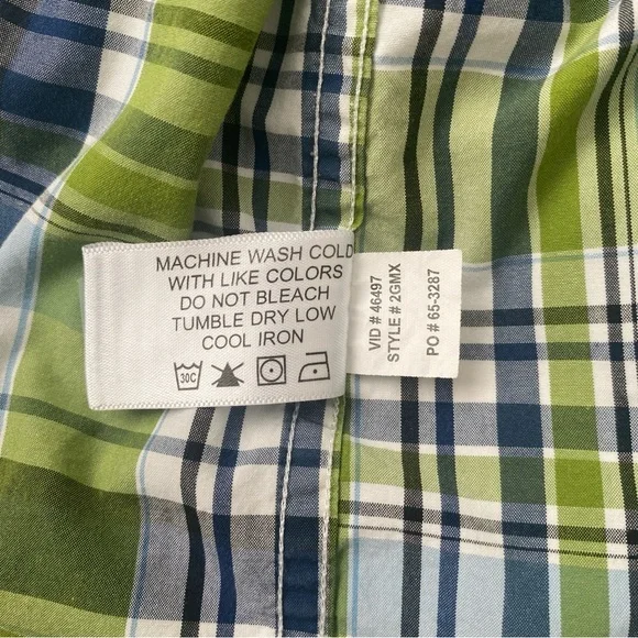 ORVIS Heritage Wash Mens Button Down Long Sleeve Multicolor Plaid Shirt Sz L - Picture 8 of 10